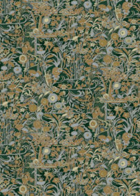 Tiffany wallpaper in Forest. From the Birchgrove Collection by the Design Archives.