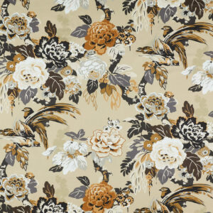 The Design Archives, the Birchwood Collection, Grand Floral in Mocha.